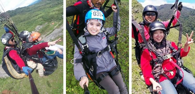 ranau paragliding sabah