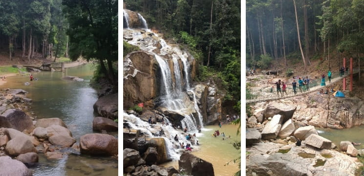 air terjun sungai pandan kuantan waterfall