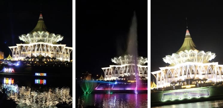 kuching waterfront sarawak