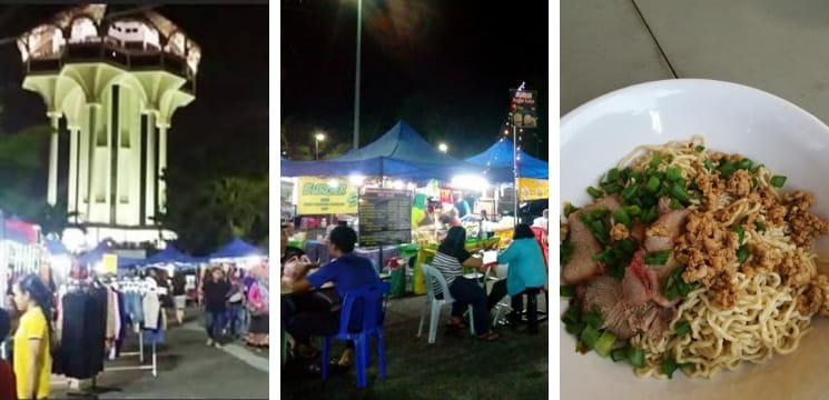  pasar malam di kuching best