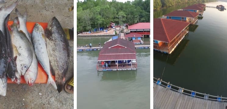  chalet terapung segantang garam