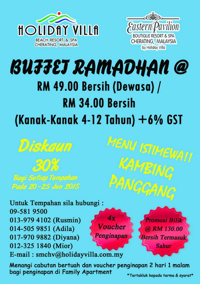 buffet ramadhan 2015 kuantan cherating