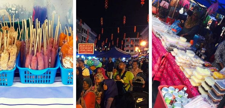 pasar malam menarik di sandakan sabah