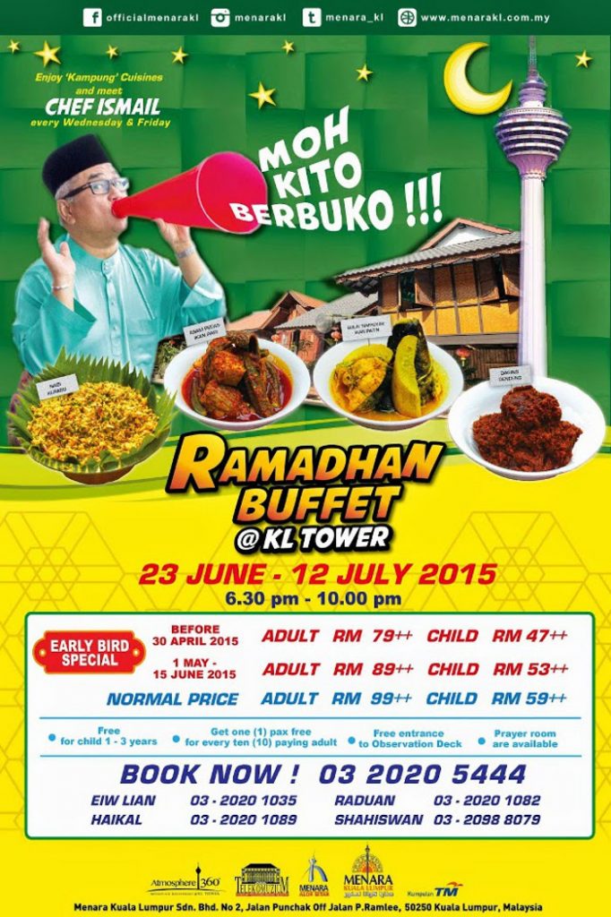 Berbuka Puasa Buffet 2015 di Menara Kuala Lumpur - Tempat Berbuka Puasa Di Kuala Lumpur