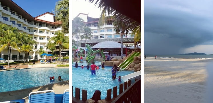 resort tepi pantai menarik di kuantan