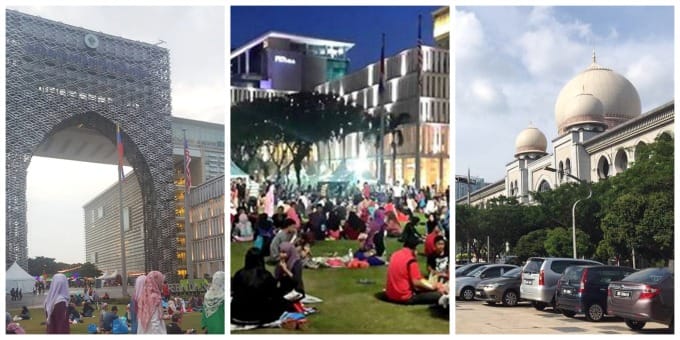 tempat menarik putrajaya waktu malam