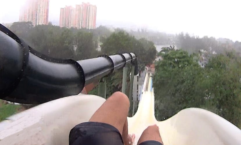 a famosa high speed water slide