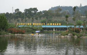 floating market bandung indonesia