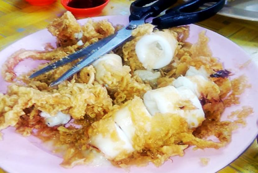 sotong celup tepung sedap terengganu