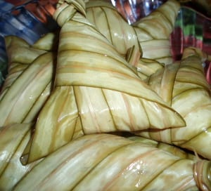 ketupat daun palas kelantan