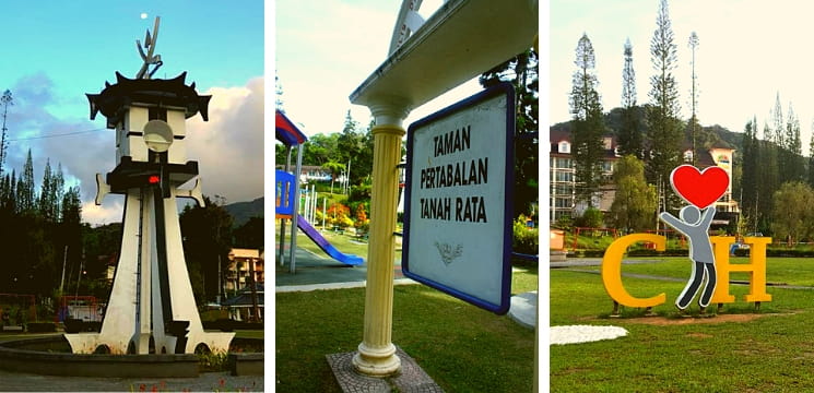 taman pertabalan tanah rata