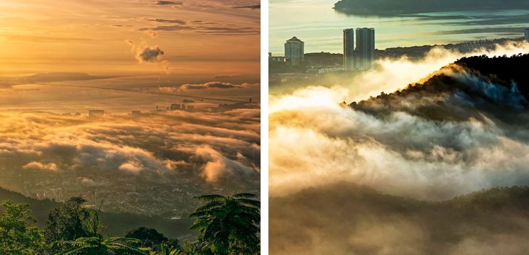 Matahari terbit bukit bendera