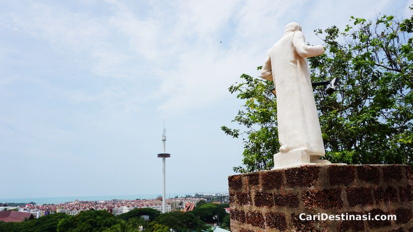 bukit melaka gereja portugis