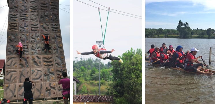  taman ekstrem tasik chinchin melaka