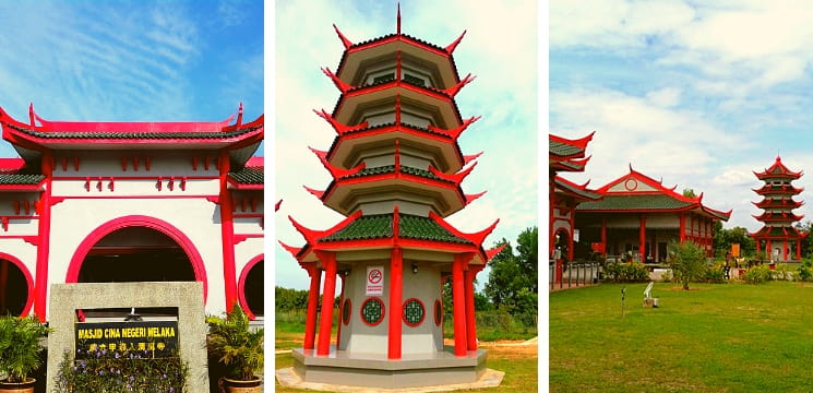 masjid menarik di melaka