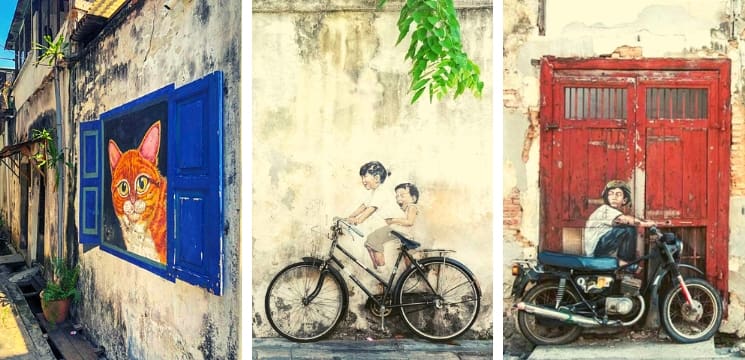 penang street art georgetown