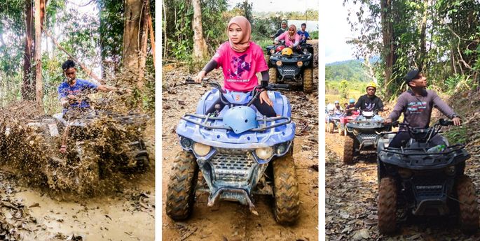 atv motor cross bukit besi