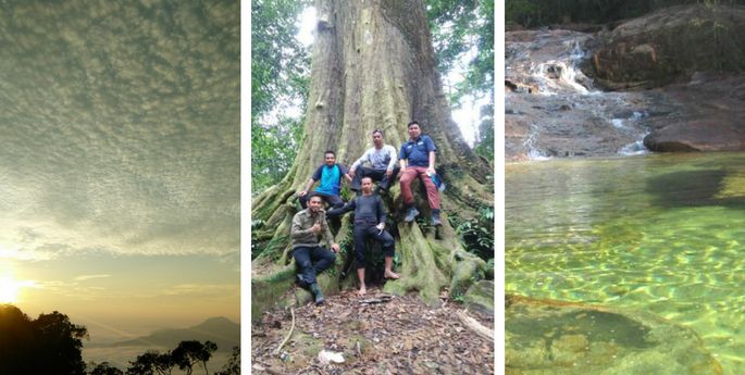 pendakian gunung berembun