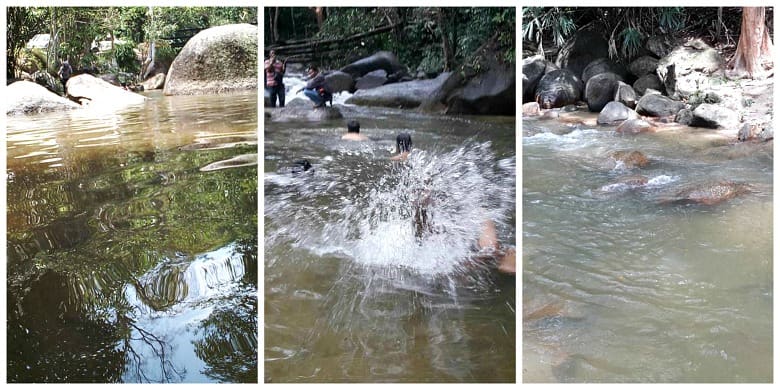 air terjun menarik perak