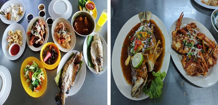 Ikan bakar muara sungai melaka