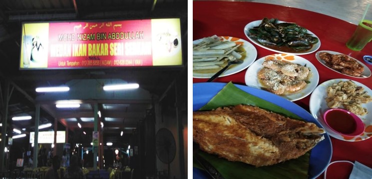 Bakar roselidi ikan Sin Town