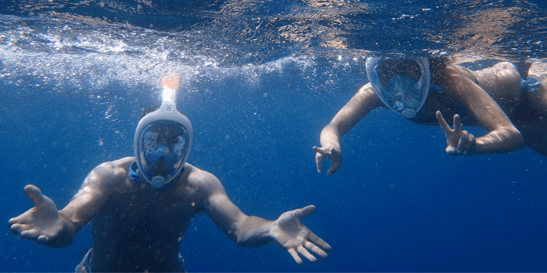 Pulau Tinggi - Menyelam permukaan (Snorkeling) di tapak terumbu karang / pulau