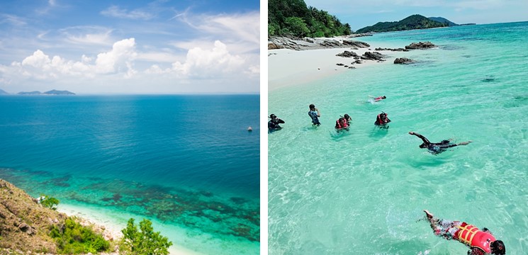 Pemandangan Pulau Harimau