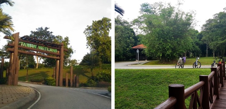 basikal 2 taman wetland 