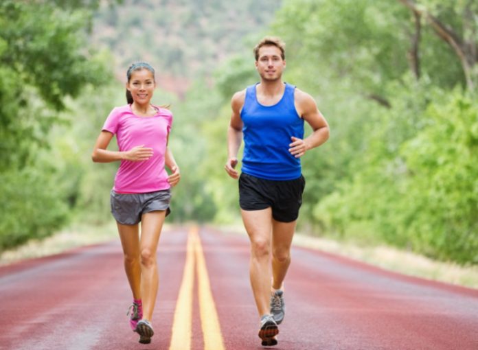 joging couple