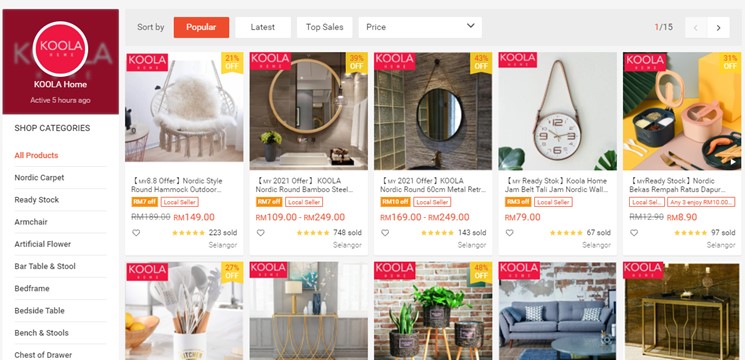 KOOLA Home Online Shop Shopee Malaysia