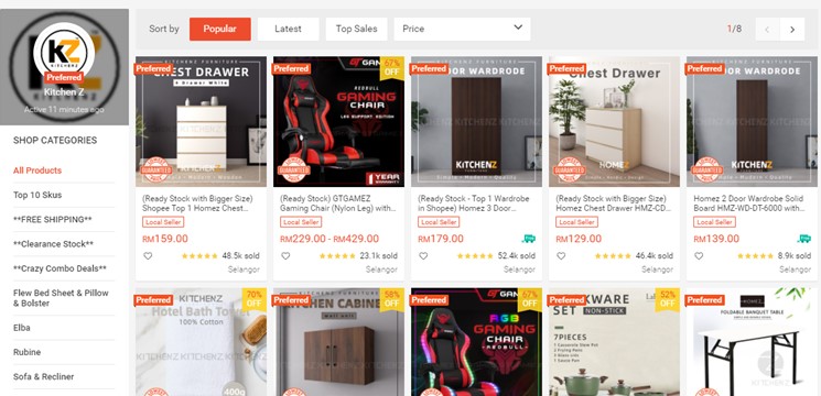 Kitchen Z Online Shop Shopee Malaysia