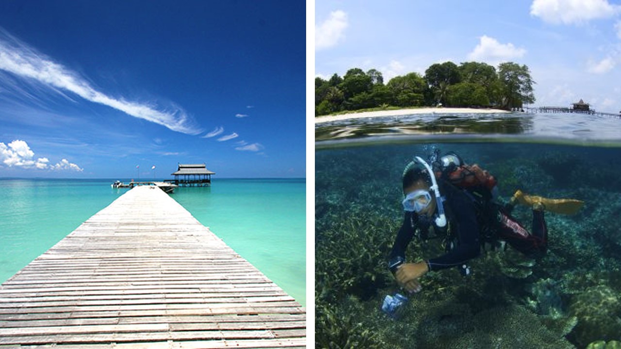 pulau tiga diving