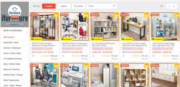 iFurniture Online Shop Shopee Malaysia