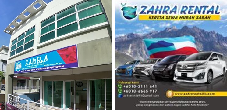 Kereta Sewa Zahra Rental & Tours