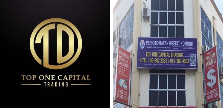 pinjaman wang berlesen Melaka Top One Capital Trading