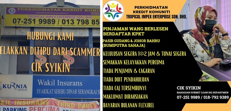 perkhidmatan Pinjaman Wang Berlesen Berdaftar Kpkt Pasir Gudang