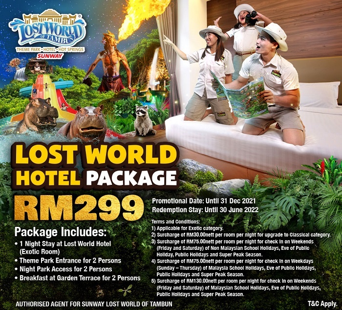 Harga tiket lost world of tambun 2021