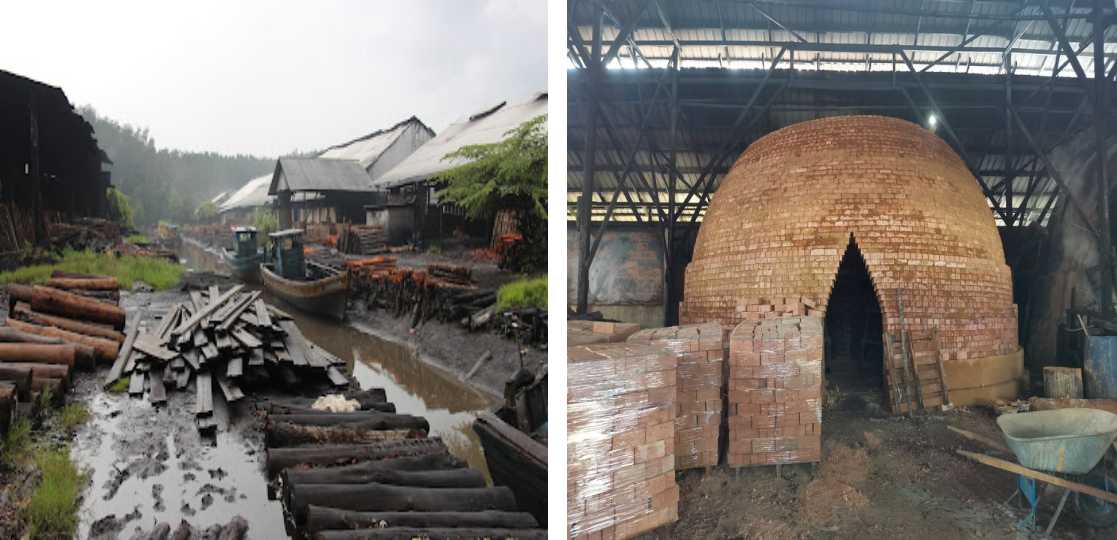 Charcoal Factory Kuala Sepetang