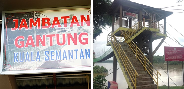 CariDestinasi Jambatan Gantung Kuala Semantan
