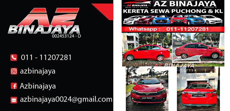 Az Binajaya Kereta Sewa