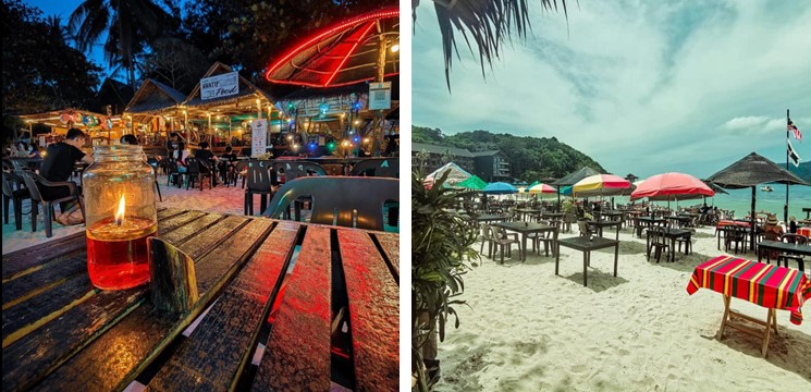 Tempat makan best tepi pantai di Pulau Perhentian