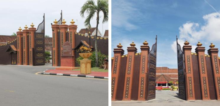 Istana Balai Besar, Jalan Tengku Seri Akar