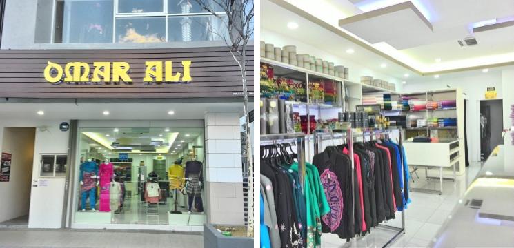 Butik Omar Ali di Bangi Gateway