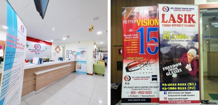Klinik KPJ Pusat Pakar Mata, Pekeliling Kuala Lumpur