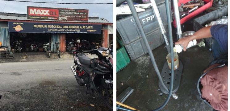 Kedai Sri Semangat Azam Motor Motorcycle Workshop, Kampung Melayu Subang, Shah Alam