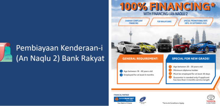 Pinjaman Bank Rakyat: Pembiayaan Kenderaan-i (An Naqlu 2) 