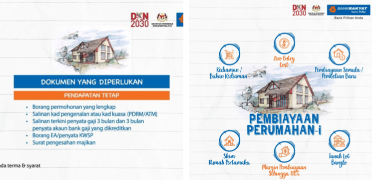 Pinjaman Bank Rakyat: Pembiayaan Perumahan-i Zero Entry Cost