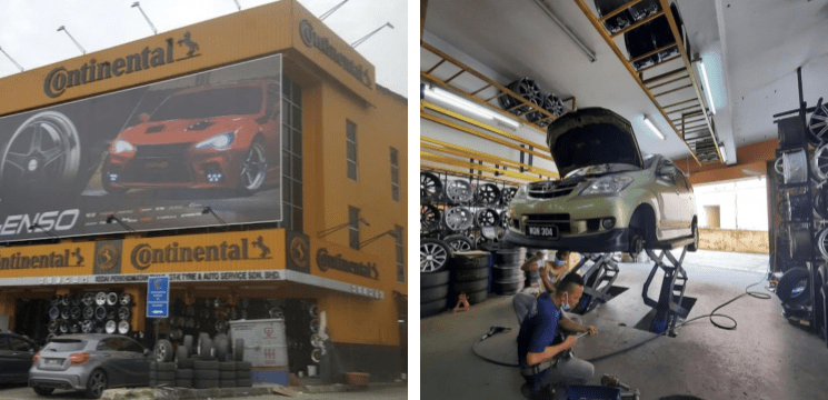 Continental GT-K Tyre & Auto Service, Jalan Bandar Rawang 15