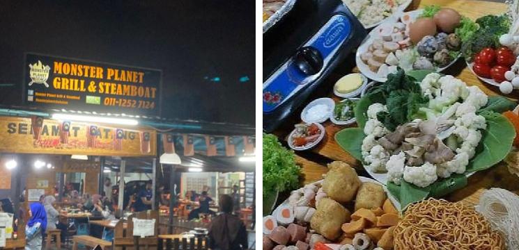 Monster Planet Grill & Steamboat Shah Alam, Kampung Bukit Lanchung  