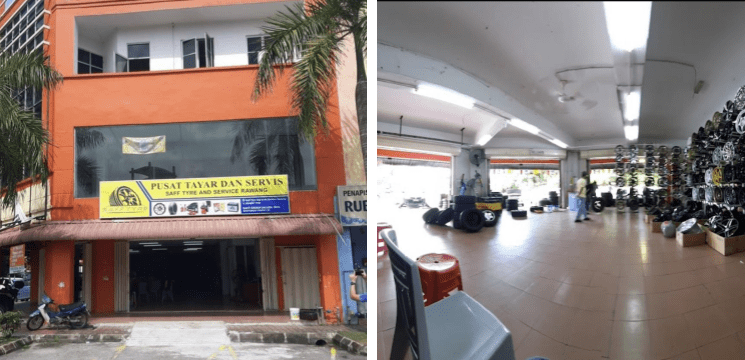 Kedai Tayar Saff Tyre and Auto Service Rawang, Jalan Bandar Rawang 9